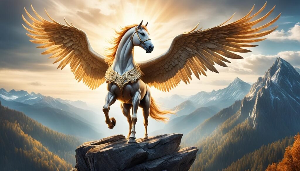 Anthropomorphic Attributes in Mythical Equines