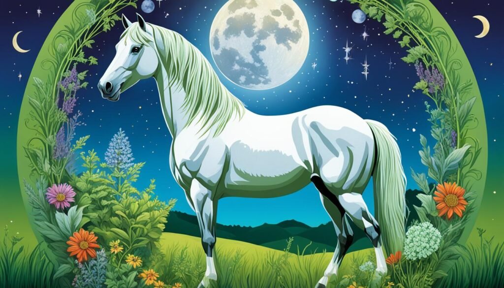 Optimizing Equine Well-being with Lunar Herbs