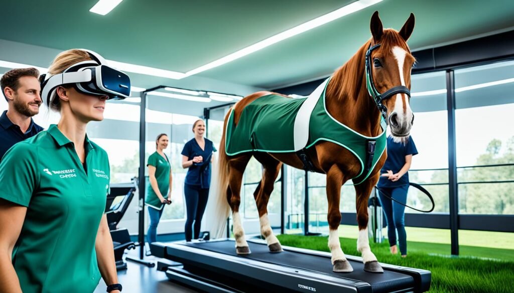 VR-Assisted Equine Rehabilitation