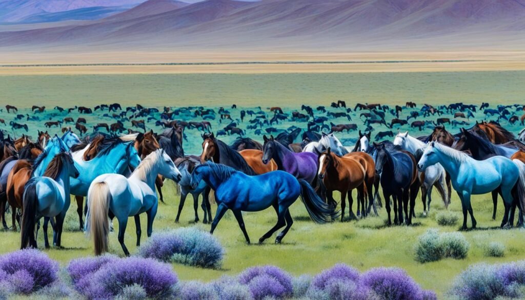 Wild Mustang Herd Wild Mustang Herd